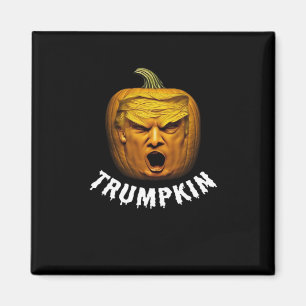 Imã Trumpkin - Engraçado Donald Pumpkin Halloween