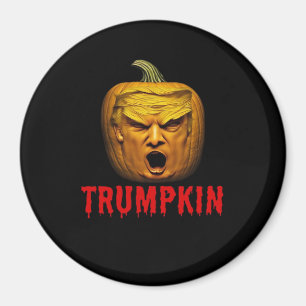 Imã Trumpkin - Engraçado Donald Pumpkin Halloween