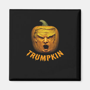 Imã Trumpkin - Engraçado Donald Pumpkin Halloween Clás