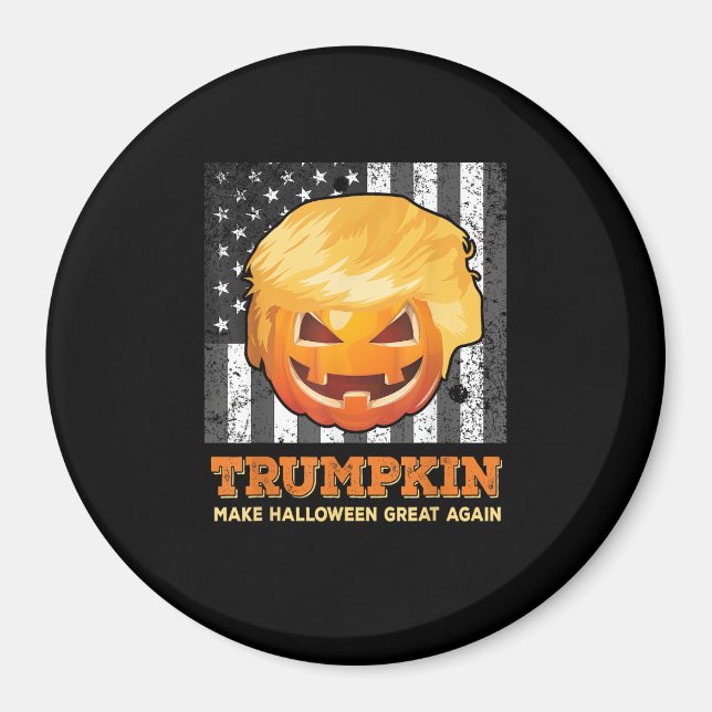 Imã Trumpkin Faz Excelente De Halloween De Novo Presid (Frente)