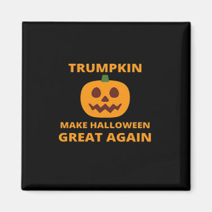 Imã Trumpkin Faz Excelente De Halloween De Novo, Trump