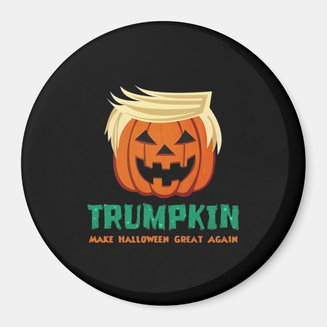 Imã Trumpkin Faz Excelente De Halloween Mais Uma Vez C (Frente)