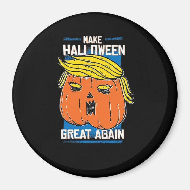 Imã Trumpkin Faz Excelente De Halloween Novamente (Frente)