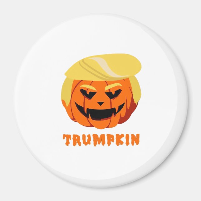 Imã Trumpkin Halloween (Frente)