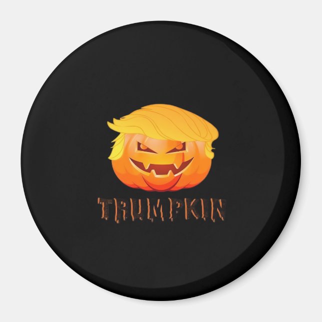 Imã Trumpkin Halloween Classic (Frente)