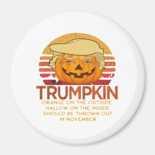 Imã Trumpkin Halloween Clássico Engraçado - Policial