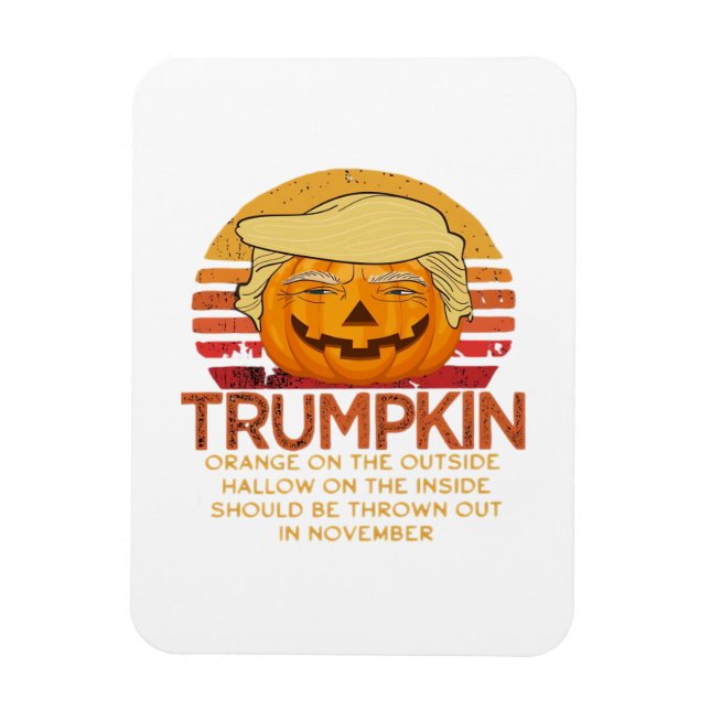 Ímã Trumpkin Halloween Clássico Engraçado - Policial (Vertical)