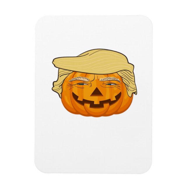 Ímã Trumpkin Halloween Clássico Engraçado - Slot de Qu (Vertical)