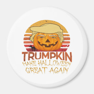 Imã Trumpkin Halloween Engraçado Clássico
