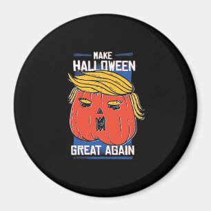 Imã Trumpkin Halloween Pupmkin Clássico