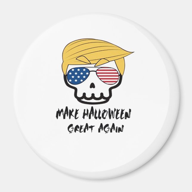 Imã Trumpkin Halloween Torne O Excelente De Halloween  (Frente)