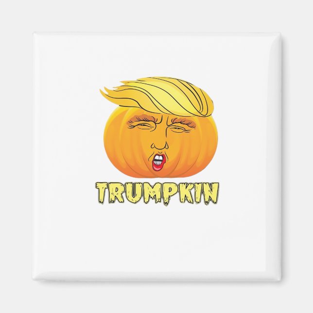 Imã Trumpkin - Pumpkin Assustador (Frente)