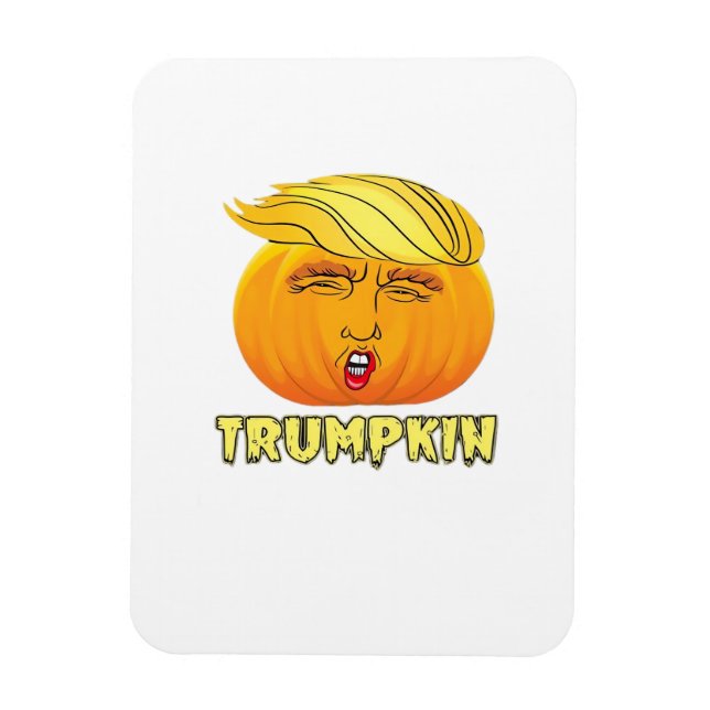 Ímã Trumpkin - Pumpkin Assustador (Vertical)