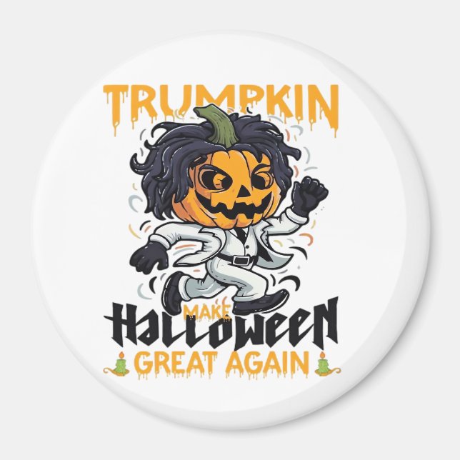 Imã Trumpkin Torna O Excelente De Halloween Mais Uma V (Frente)