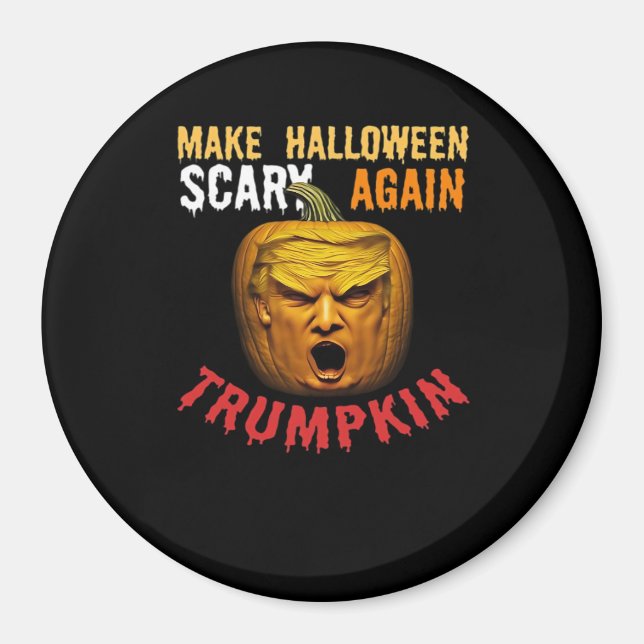 Imã Trumpkin Torna O Halloween Assustador De Novo - Do (Frente)