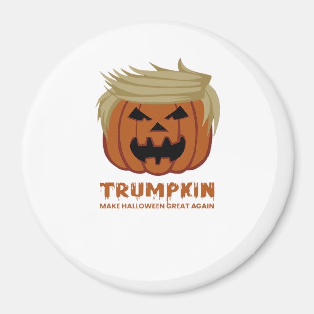 Imã Trumpkin - Torne O Halloweens Excelente Novamente  (Frente)