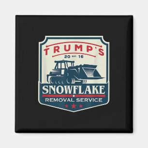 Imã Trumps Snowflake Rmoval Service Funny Donald Trump