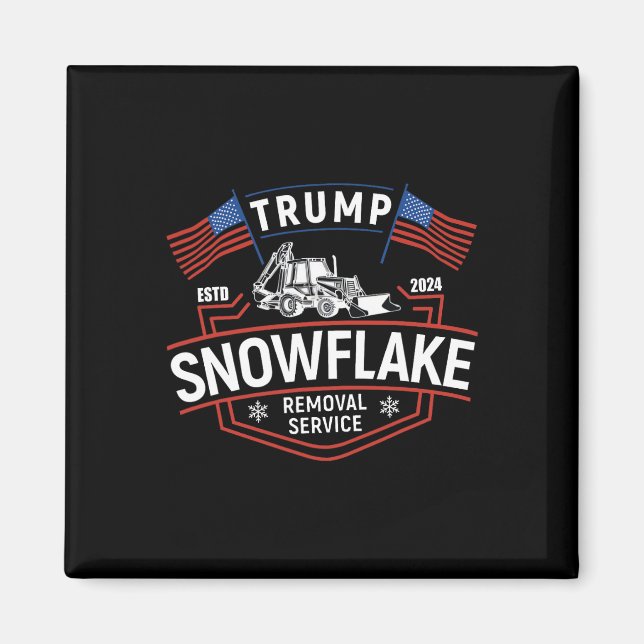 Imã Trump's Snowflake Service Presidente Trump (Frente)