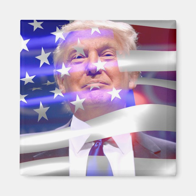 Imã trunfo da bandeira americana 2020 (Frente)