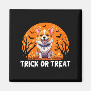 Imã Truque das Mulheres de Tratar no Halloween Cachorr
