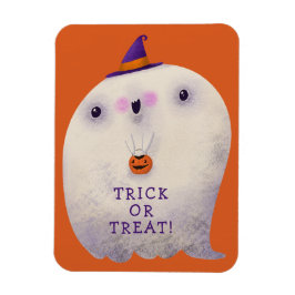 Ímã Truque de Decoração Halloween ou Tratar Fantasma B