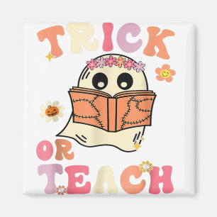 Imã Truque De Halloween De Grooven Ou Ensino De Fantas