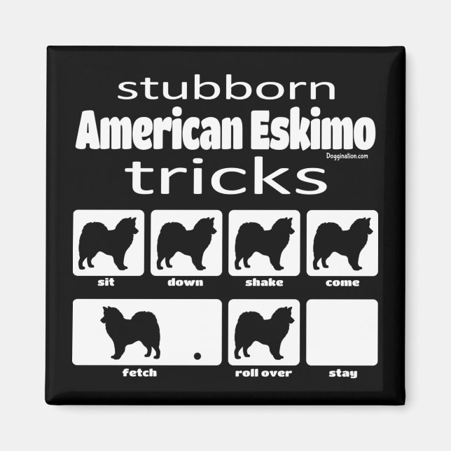 Imã Truques Eskimo Americanos Stubborn (Frente)