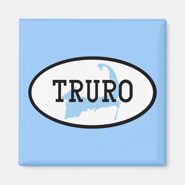 Imã Truro, MA Ímã (Frente)