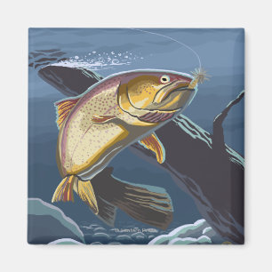 Imã Truta que pesca o secção transversal 2