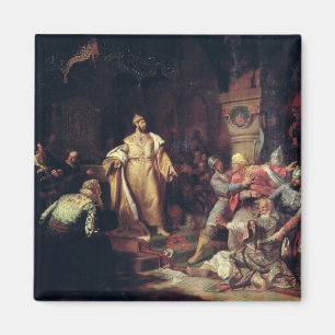 Imã Tsar Ivan III que rasgam a ação de Tatar Khan