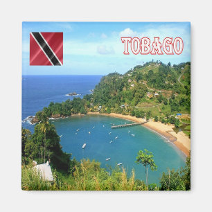 Imã TT - Vista da Baía de Trinidad e Tobago Parlatuvi