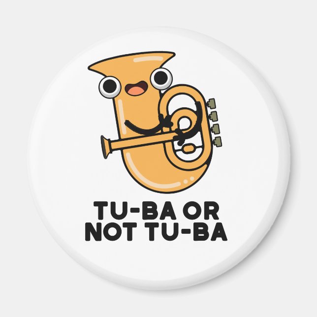 Imã Tu-ba Ou Não Tu-ba Funny Shakespeare Tuba Pun (Frente)