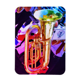 Ímã Tuba Brilhante em Perspectiva Inclinada Banda de M