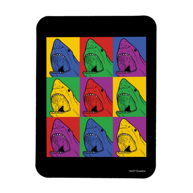 Ímã Tubarão pop (Vertical)