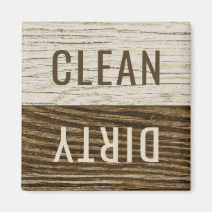 Imã Tuberculose de madeira de lavadora de louças suja