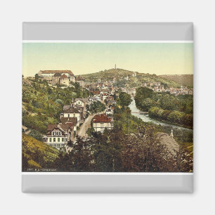 Imã Tubinga, Wurtemburg, Alemanha Photochrom raro
