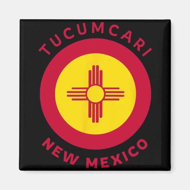 Imã Tucari New Mexico Nm Flag Zia Souvenir  (Frente)
