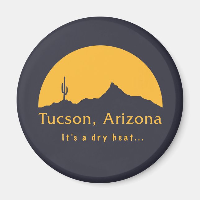 Imã Tucson, Arizona, é um calor seco... (Frente)