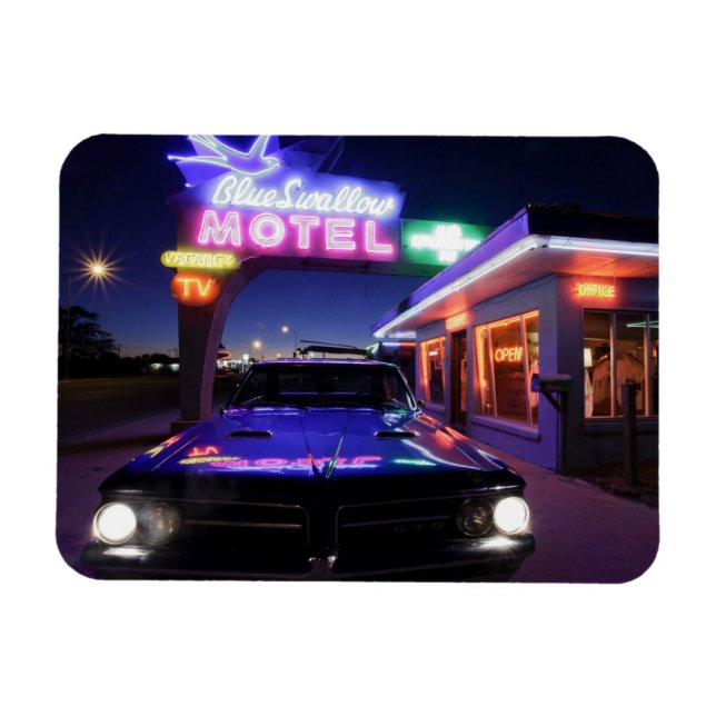 Ímã Tucumcari, Novo México, Estados Unidos. Rota 66 (Horizontal)