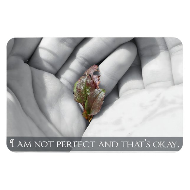 Ímã "Tudo bem" Afirmação de Motivação Flexível (Horizontal)