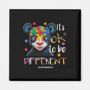 Imã Tudo Bem Ser Diferente - Panda de Conscientização