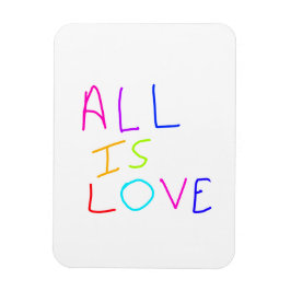 Ímã Tudo é amor, orgulho colorido do arco-íris LGBTQ g