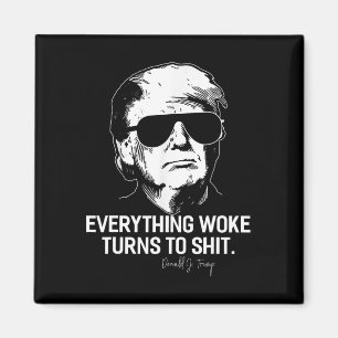 Imã Tudo engraçado Trump Woke se transforma em polític