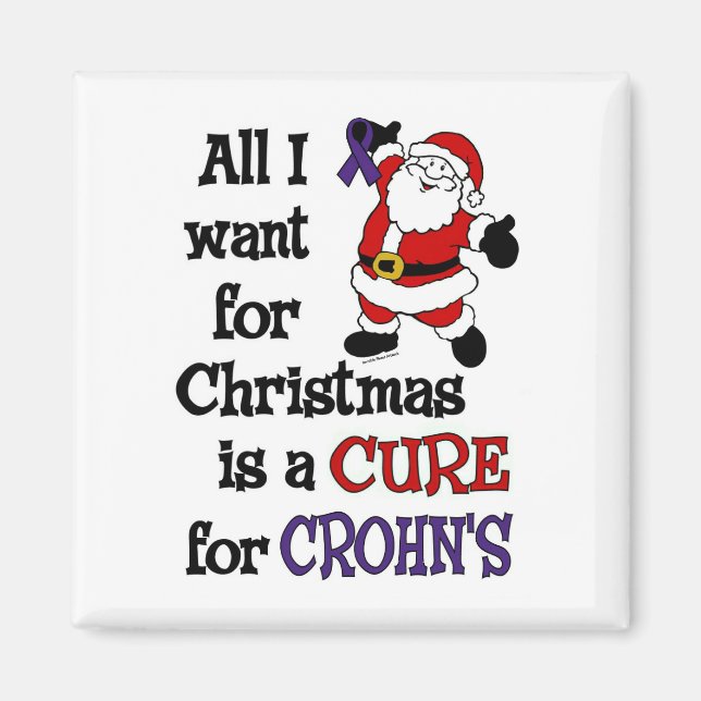 Imã Tudo o que quero no Natal... do Crohn (Frente)