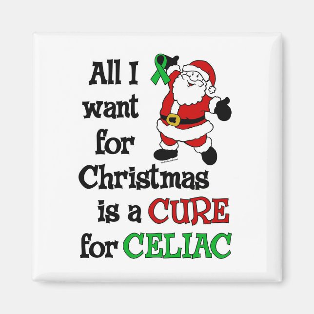 Imã Tudo O Que Quero Para O Natal... Celiac (Frente)
