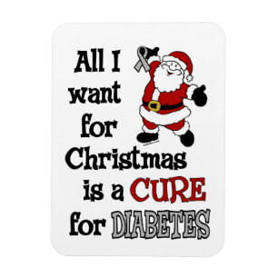Ímã Tudo O Que Quero Para O Natal... Diabetes.