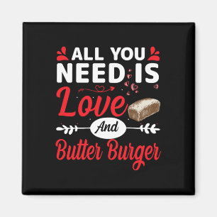 Imã Tudo o que Você Precisa é Amor e Hambúrguer com Ma