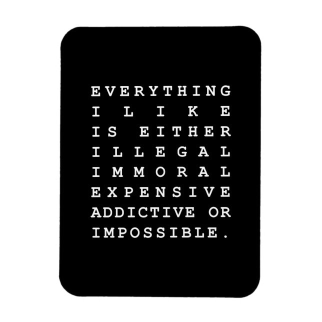 Ímã Tudo que eu gosto (Vertical)