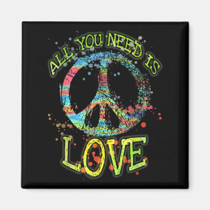 Imã Tudo Que Você Precisa É De Amor Hippie