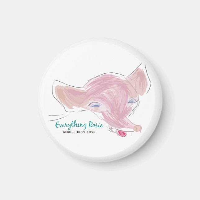 Imã Tudo Rosie Magnet (Frente)